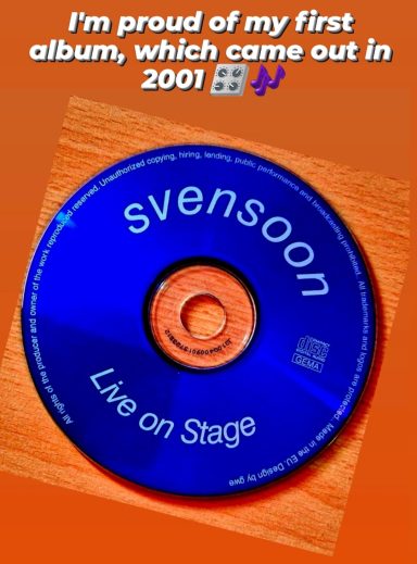 Cd SVENSOON Live on Stage 2002